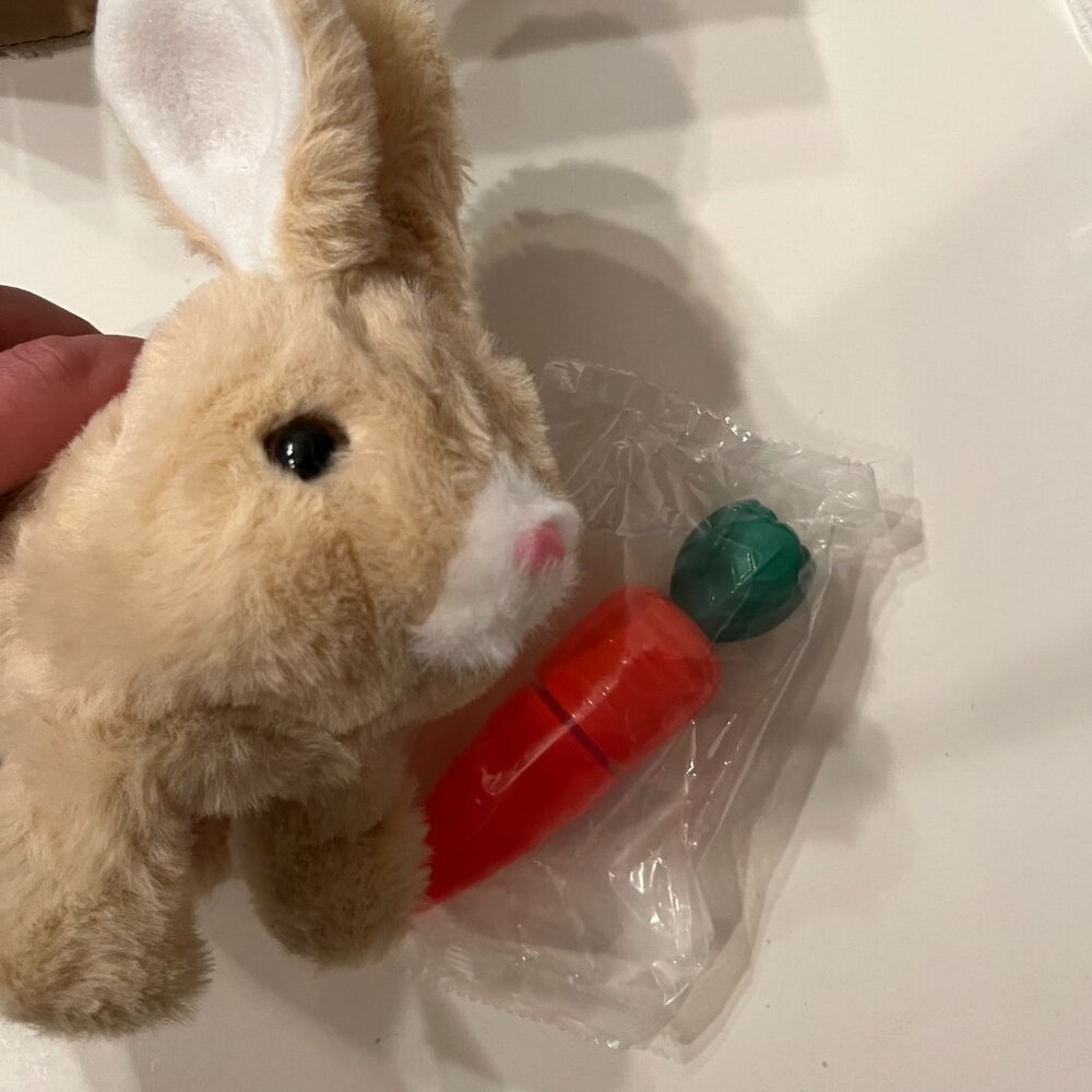 Interactive‎ Plush Bunny Toy Hops, Moves Ears, and Makes Sounds (NEW)